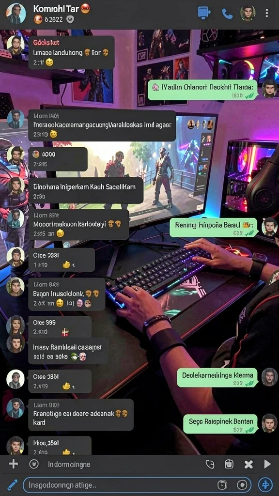 Tampilan karakter utama yang futuristik dan menarik.