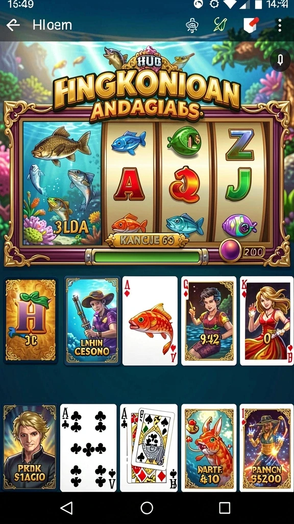 Screenshot menunjukkan sistem upgrade karakter yang intuitif.