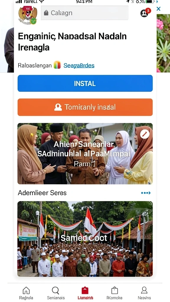 Tampilan antarmuka yang modern dan intuitif.