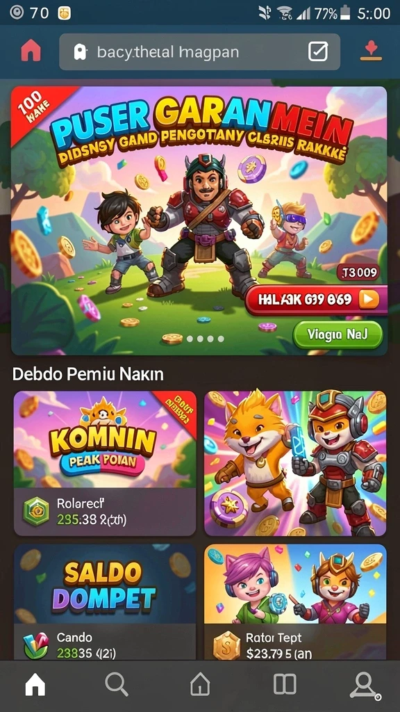 Berbagai karakter unik untuk dimainkan.