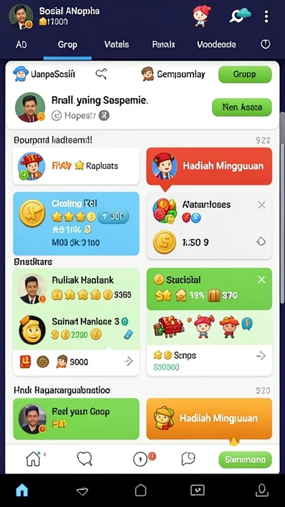 Antarmuka pengguna yang ramah dan menarik.