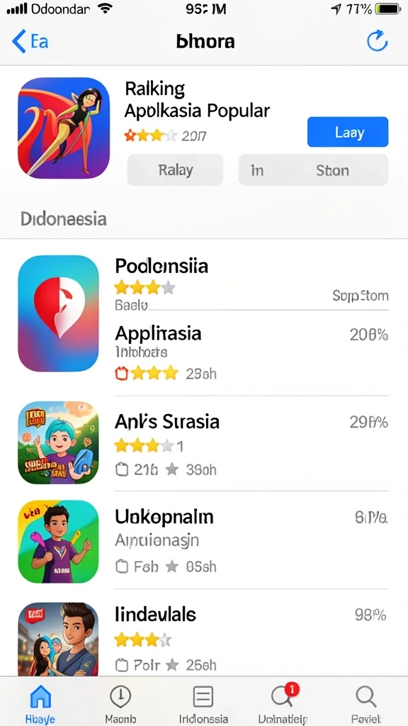 Screenshot level menantang dengan grafis yang memukau.