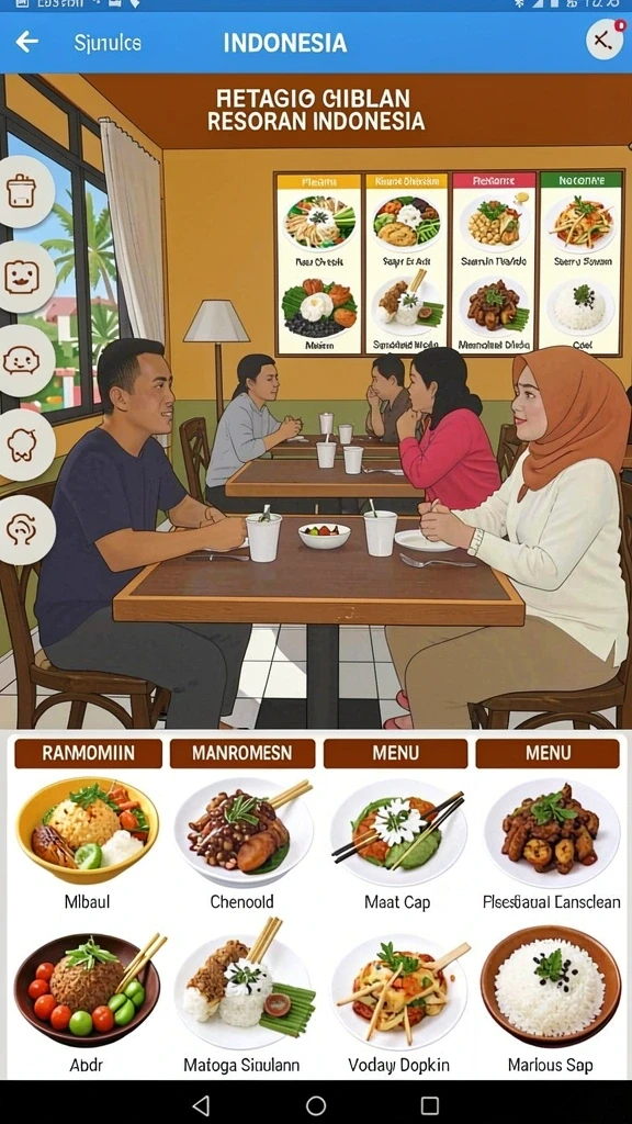 Tangkapan layar menampilkan petualangan seru dengan grafik berkualitas tinggi.