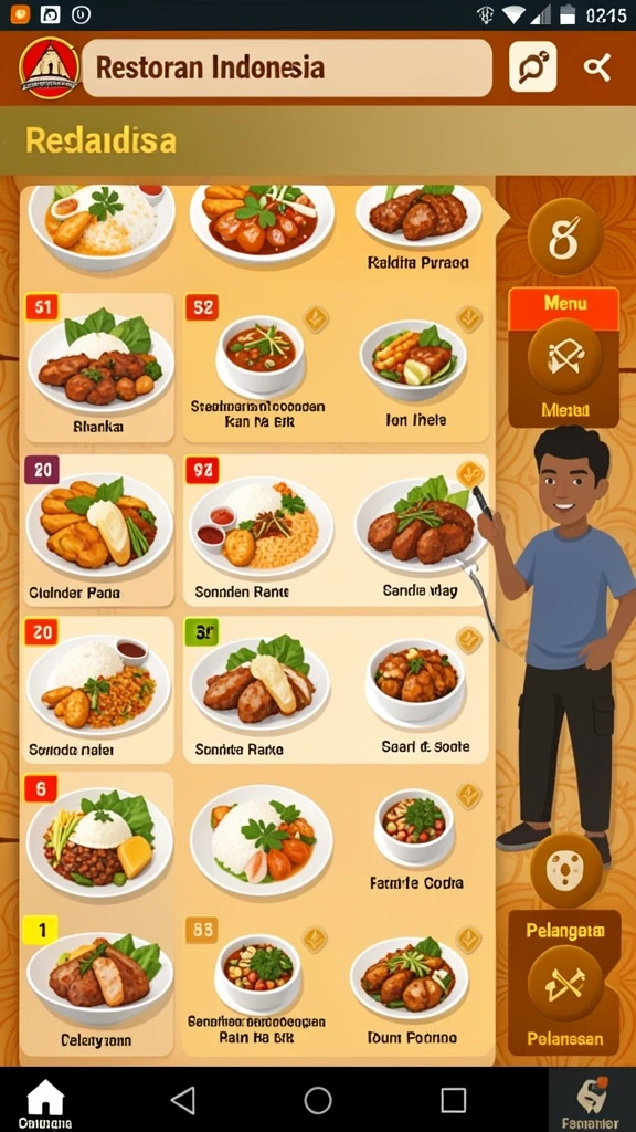 Tangkapan layar menunjukkan karakter utama dalam aksi.