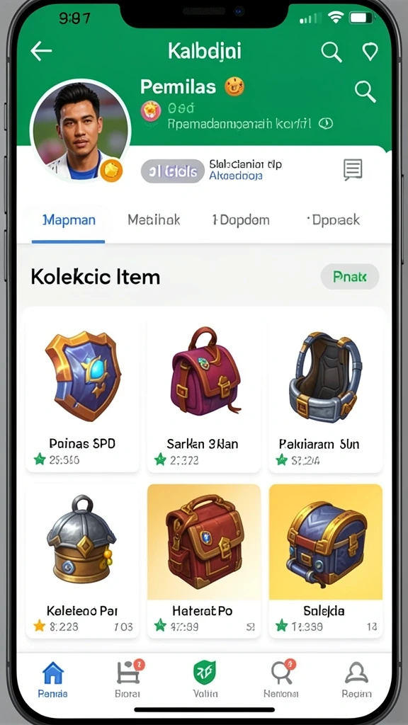 Fitur kustomisasi karakter yang menarik.