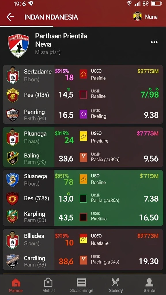 Latar belakang dunia fantastis penuh warna dan detail.