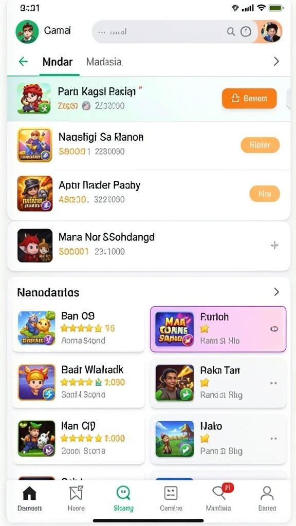 Tampilan antarmuka yang intuitif dan menarik.