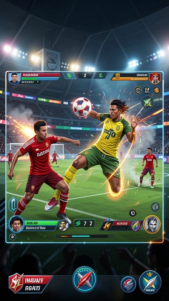 Screenshot menunjukkan level yang penuh warna dan detail.