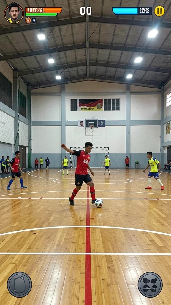 Tangkapan layar menampilkan karakter yang dapat dikustomisasi.
