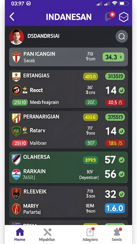 Mode kompetisi yang penuh tantangan.