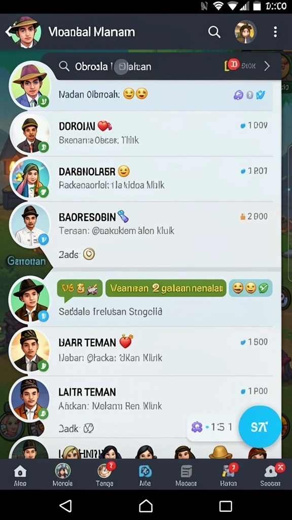 Tampilan gameplay yang memukau dan detail.