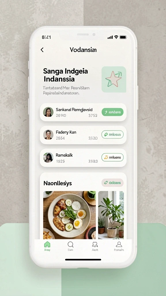 Tampilan utama aplikasi yang menarik dan mudah dinavigasi.