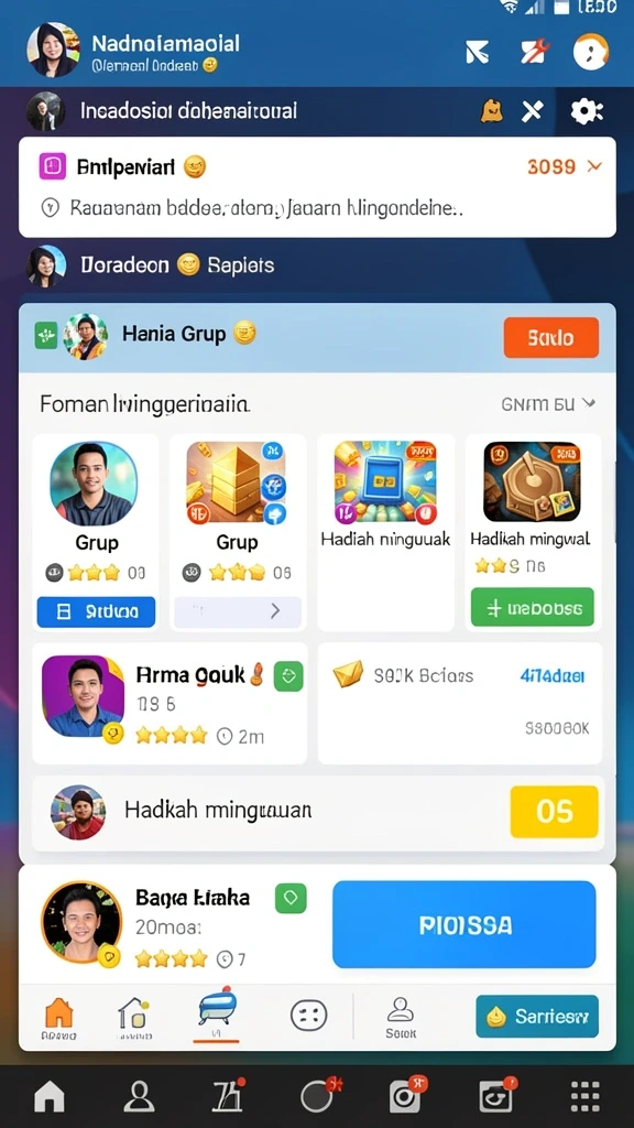 Tampilan antarmuka yang intuitif dan menarik.