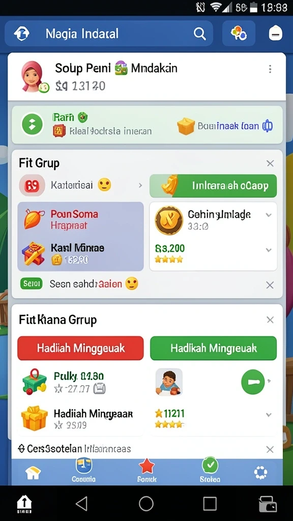Tampilan antarmuka MARIATOGEL yang modern dan intuitif.