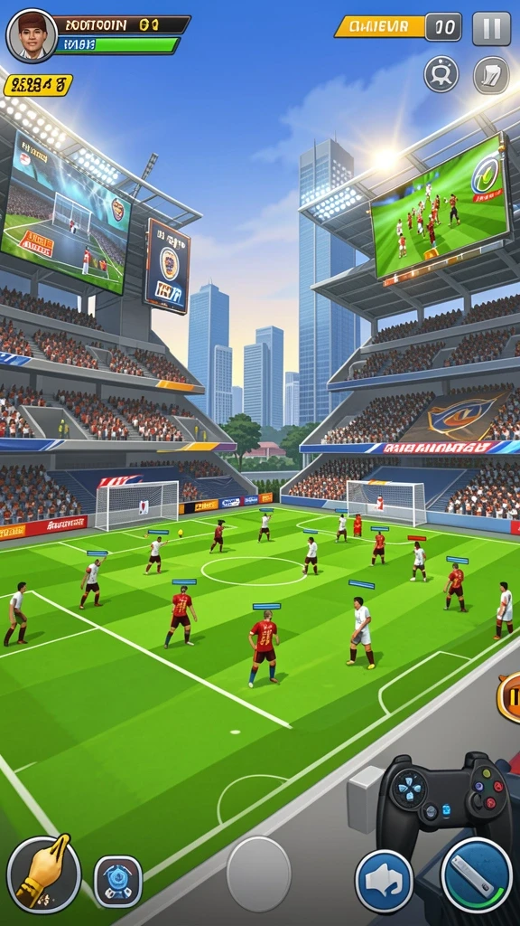 Tampilan utama game yang menarik dan intuitif.