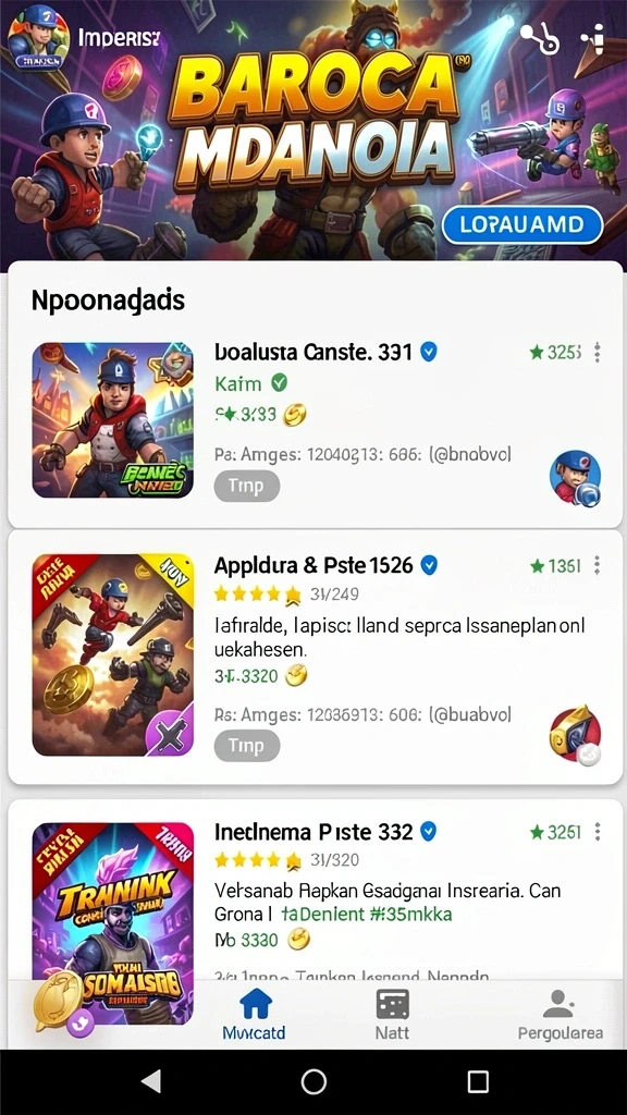 Mode permainan multiplayer yang seru dan interaktif.