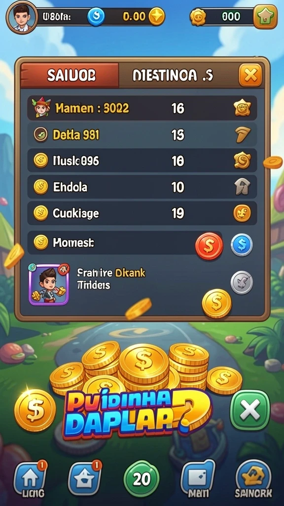 Tangkapan layar menampilkan fitur interaksi sosial dalam game.