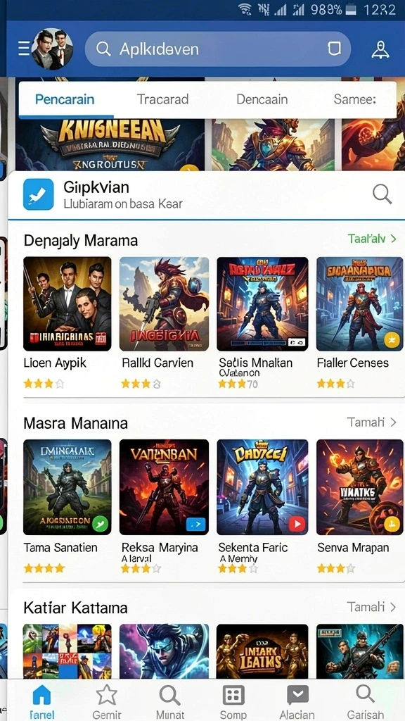 Momen seru saat berkompetisi di mode multiplayer.