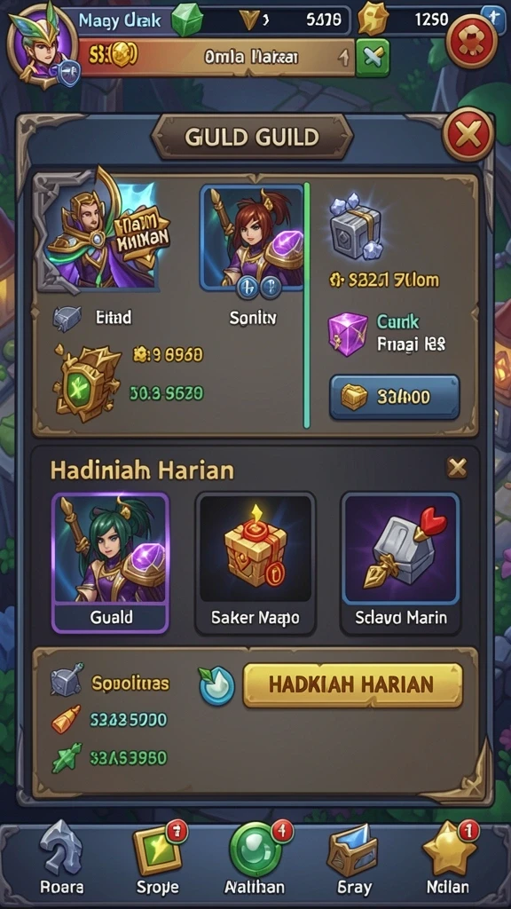 Tampilan utama aplikasi QQNUSA yang menarik.