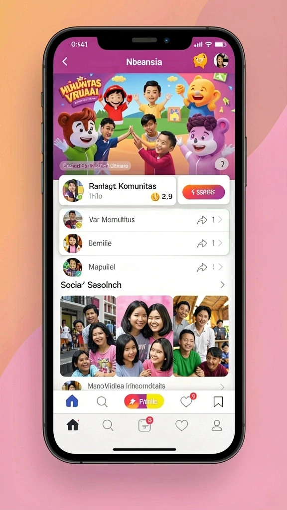 Screenshot menunjukkan pertarungan epik melawan monster besar.