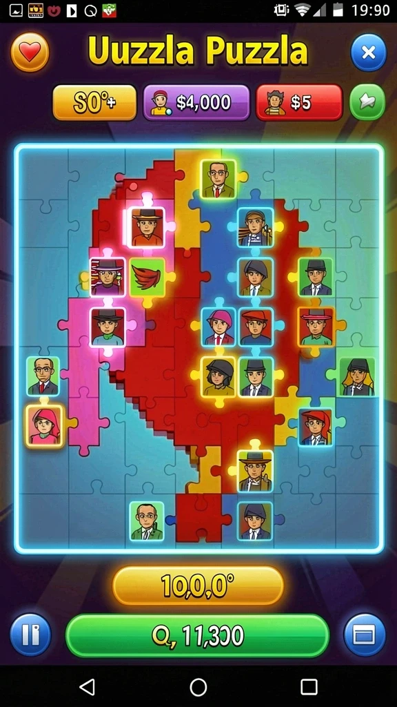 Visual menawan dari lingkungan game yang penuh warna.