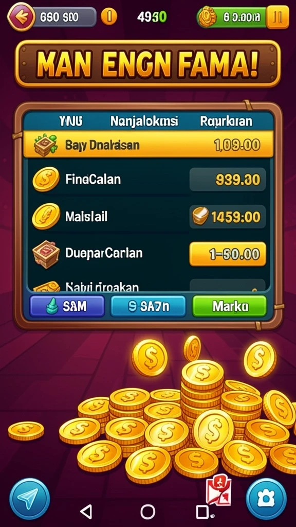 Tampilan antarmuka yang bersih dan menarik.