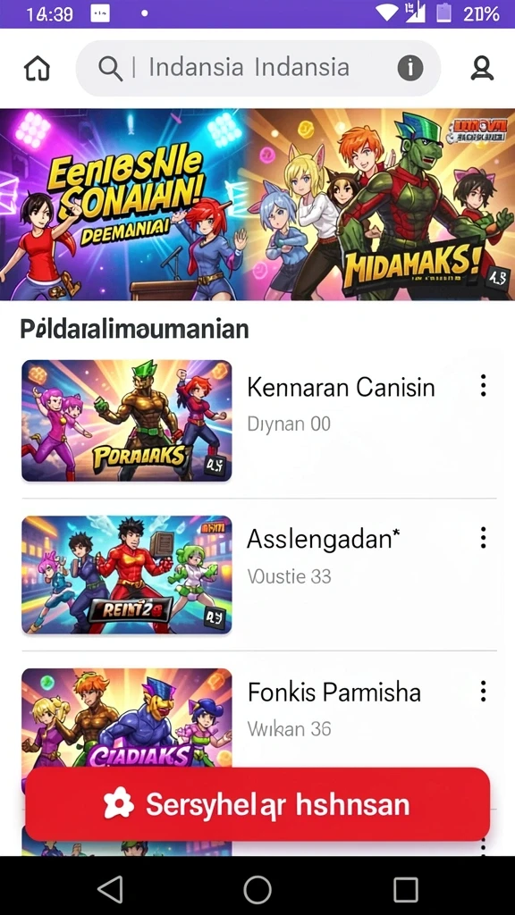 Tampilan antarmuka yang ramah pengguna.