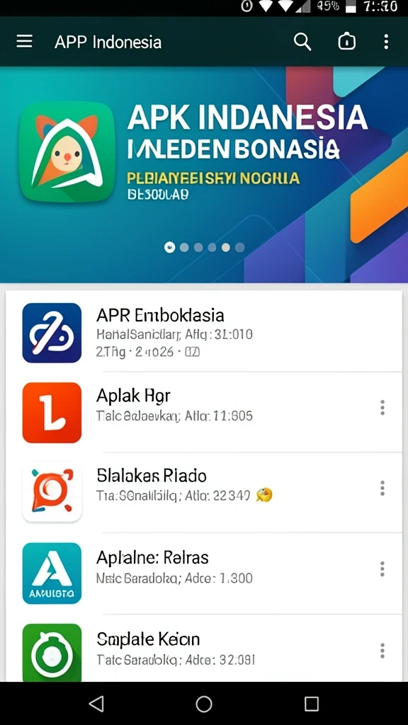 Tampilan antarmuka yang menarik dan mudah digunakan.