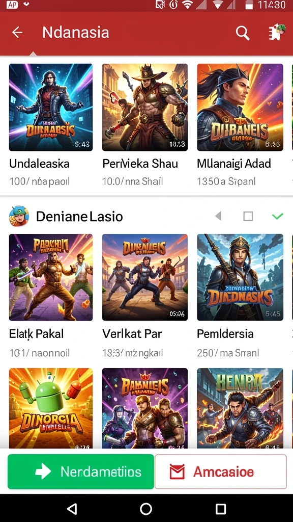 Beragam pilihan permainan yang menarik dan menghibur.