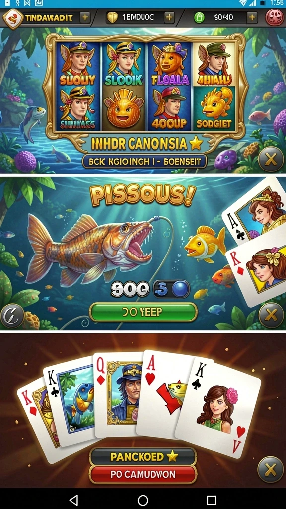 Screenshot yang menampilkan lingkungan menarik dalam game.