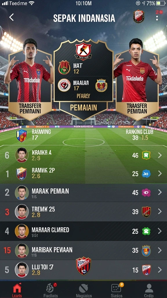 Tampilan antarmuka yang intuitif dan menarik.
